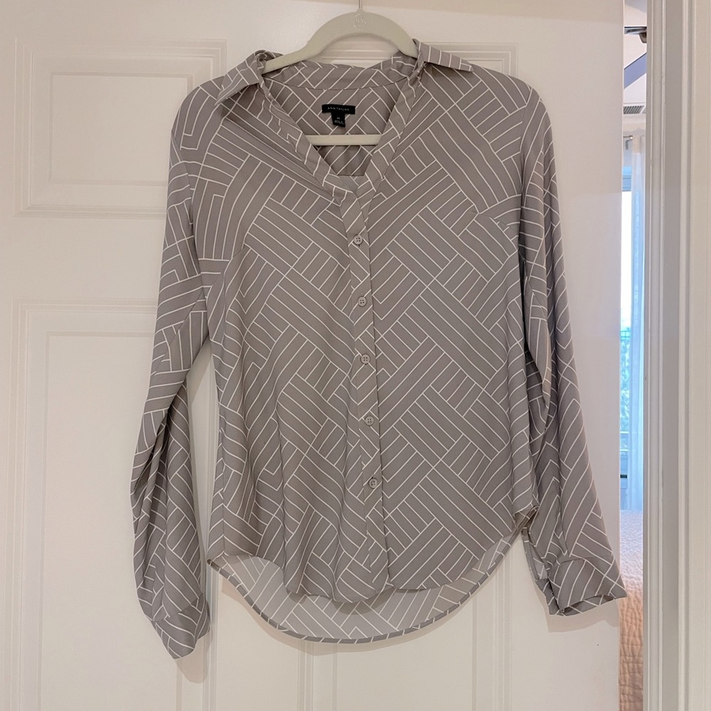 Silky blouse great for professional wear!